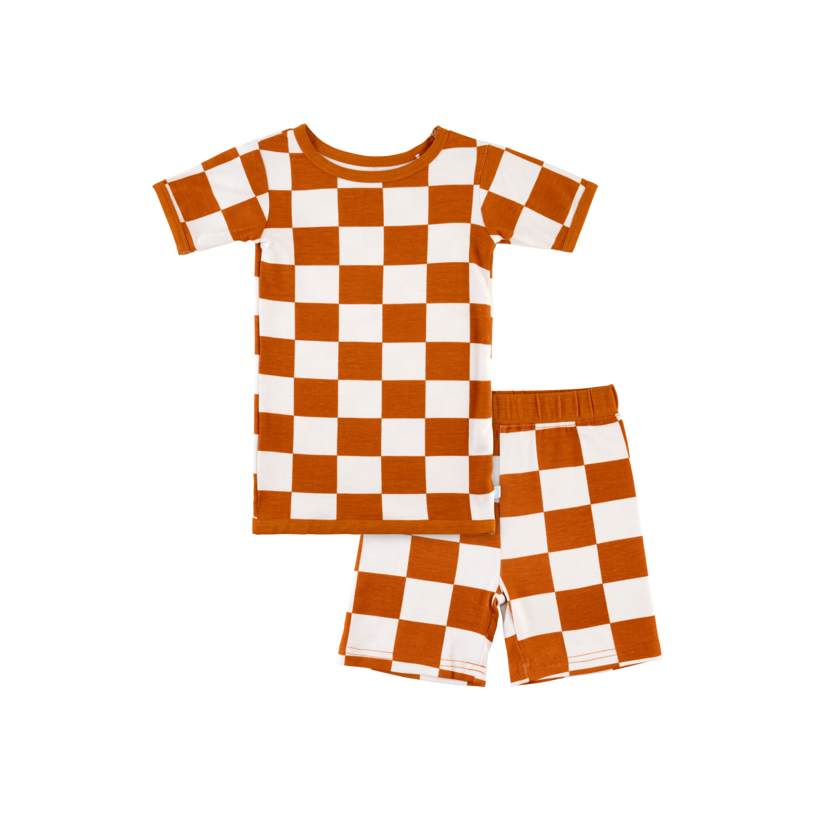 Image of Toddler Short-Sleeve Bamboo Pajamas